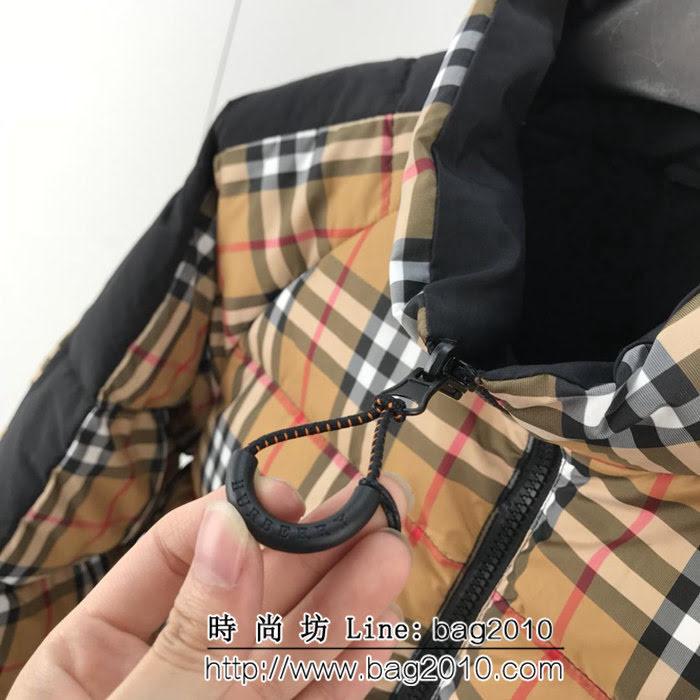 BURBERRY巴寶莉 爆款 18ss秋冬新款 兩面穿 白鴨絨 男款羽絨服 一衣兩穿 ydi2193
